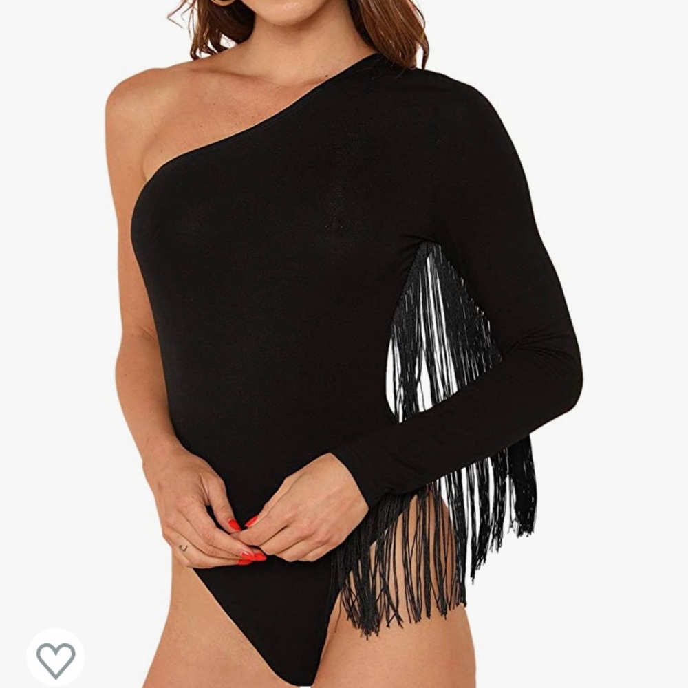 Cute Nashville Never worn fringe bodysuit